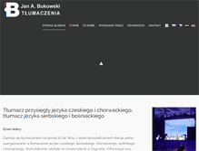 Tablet Screenshot of czeski-tlumacz.eu